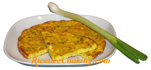 Frittata di cipollotti freschi al forno
